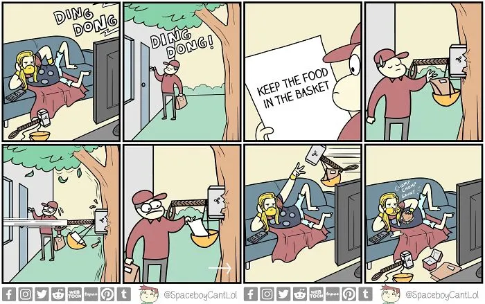 22 Hilarious Comics With Unexpected, And Sometimes Dark Endings By SpaceboyCantLOL (New Pics)