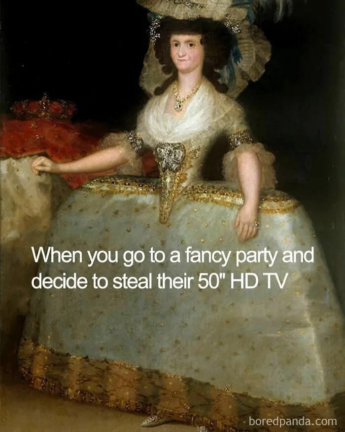48 Hilarious Paintings From The “Ancient Memez” Instagram Account