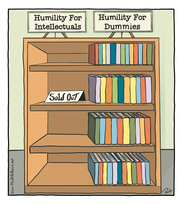 “Midlife Thesis”: Here Are 25 Of My Funniest Single-Panel Cartoons
