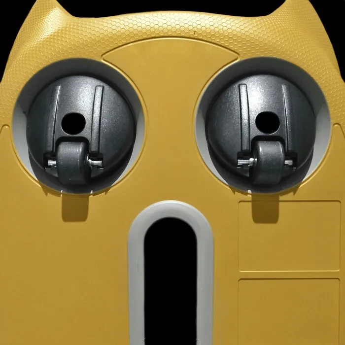An image of an object that looks like it's surprised