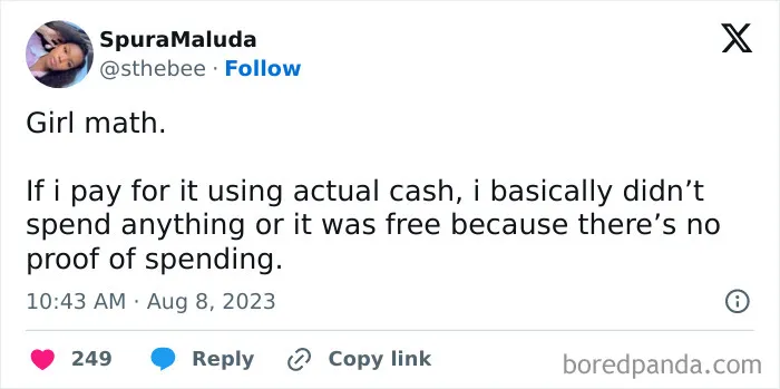 30 Funny "Girl Math" Posts That Make Total Sense To Women