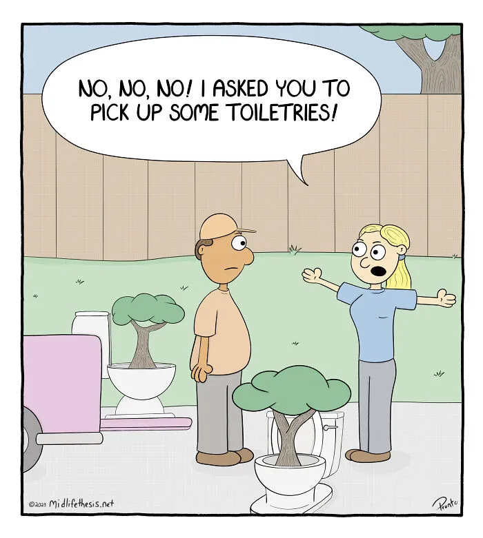 “Midlife Thesis”: Here Are 25 Of My Funniest Single-Panel Cartoons
