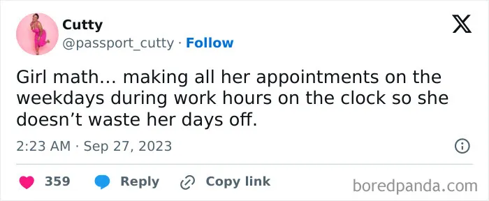 30 Funny "Girl Math" Posts That Make Total Sense To Women