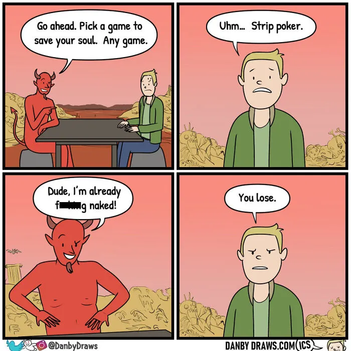 30 Comical Comics With Unexpected Endings By This Artist (New Pics)
