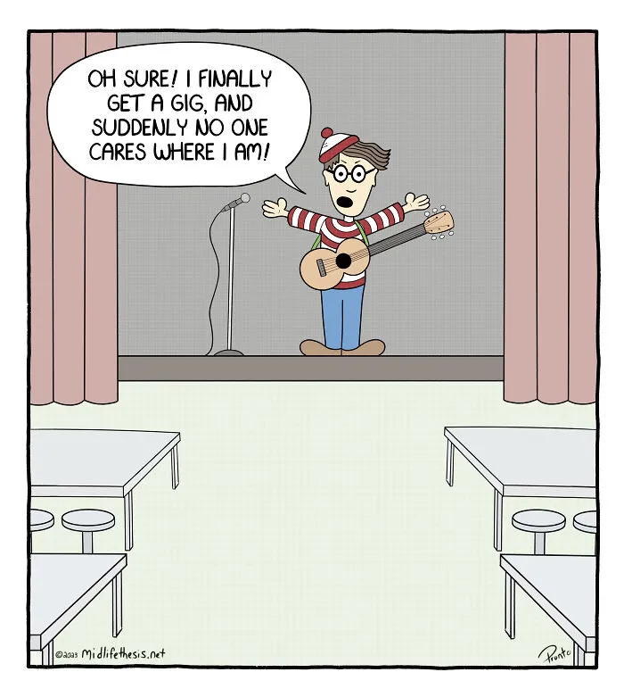 “Midlife Thesis”: Here Are 25 Of My Funniest Single-Panel Cartoons