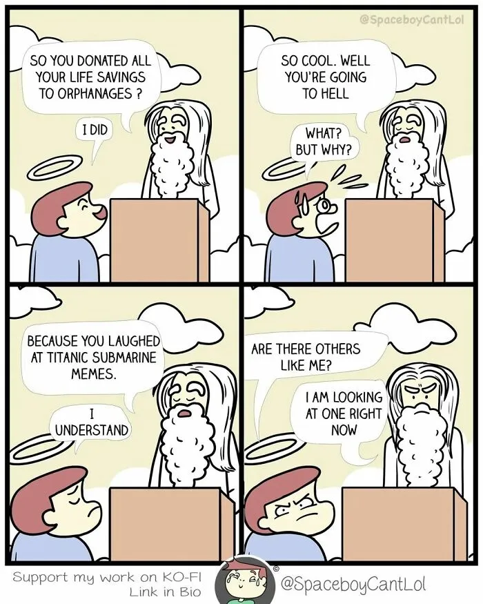 22 Hilarious Comics With Unexpected, And Sometimes Dark Endings By SpaceboyCantLOL (New Pics)