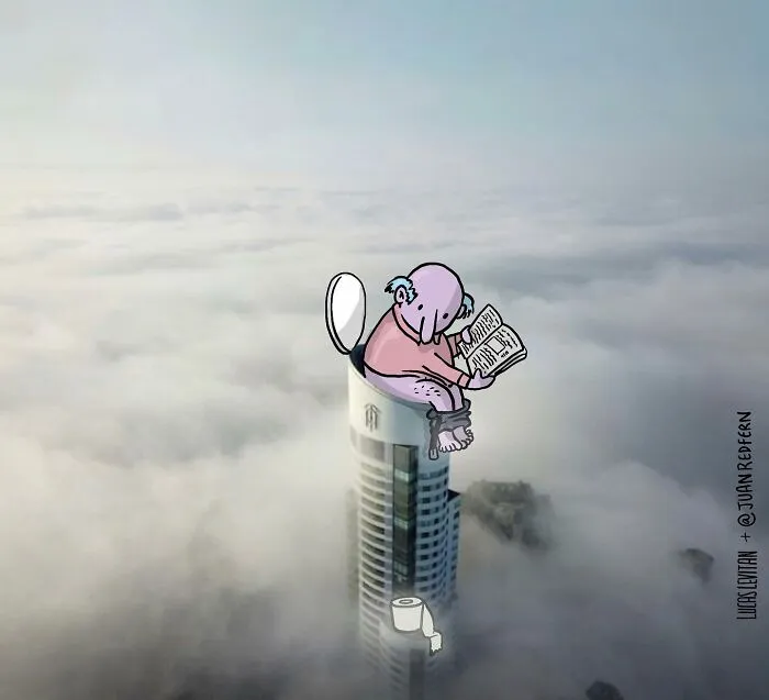 Illustrator Continues To 'Invade' Strangers’ Instagram Photos With Funny Cartoons (33 New Pics)