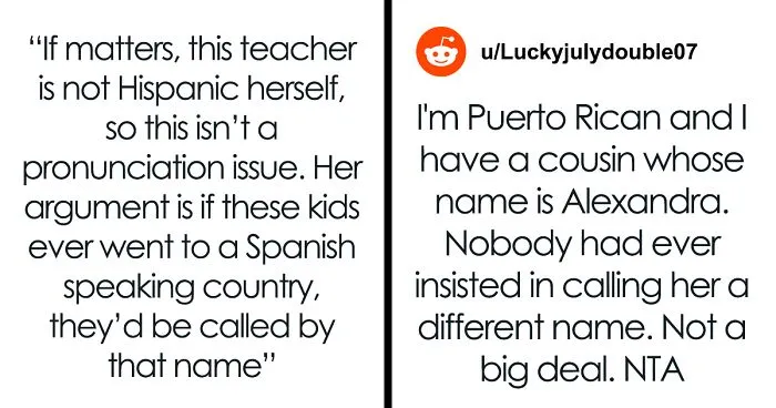 Mom Asks If She Is Wrong For Not Backing Down On Her Child’s Teacher Calling Her The Proper Name 