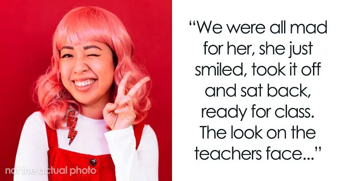 “Smiled, Took It Off”: Student Maliciously Complies, Takes Off Her Wig As Per Teacher's Demands