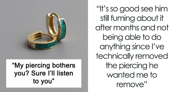 Employee Maliciously Complies With Boss' Stupid "No Piercings" Rule, Setting Him Off For Months