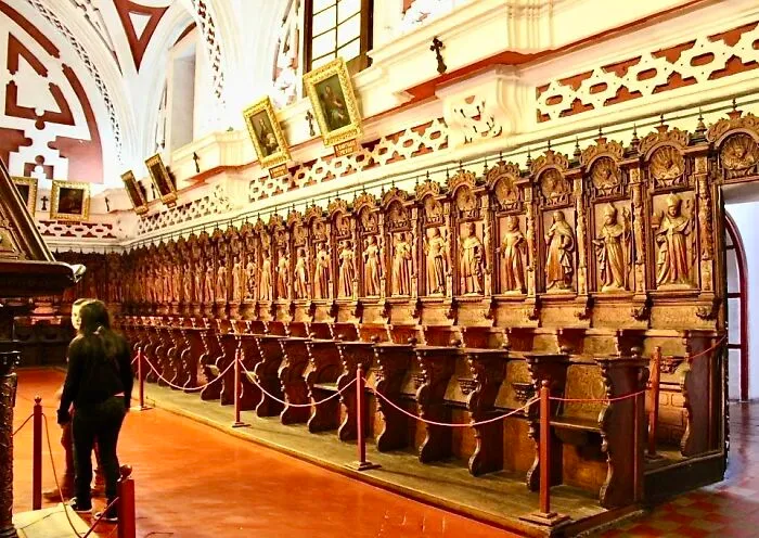 San Francisco Church, The Choir Stalls In Cedar Wood