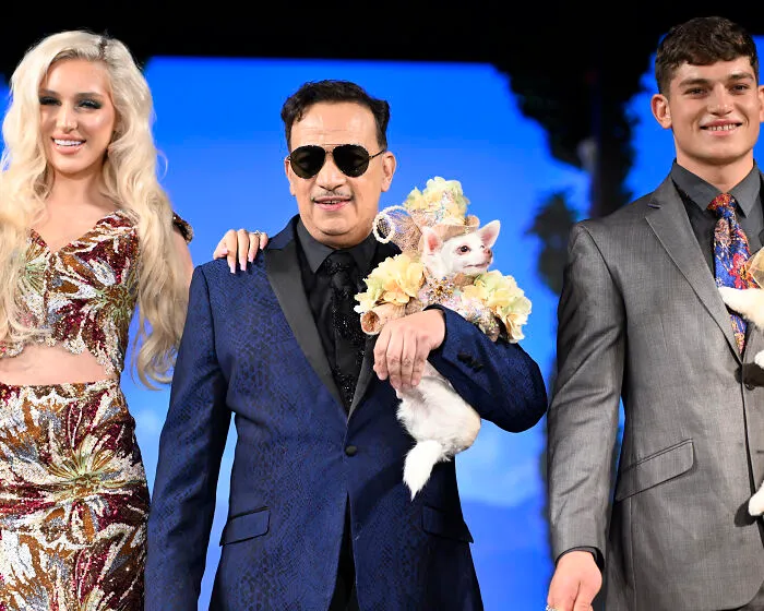Anthony Rubio Nyfw: Grand Finale With Kimba, A Chihuahua