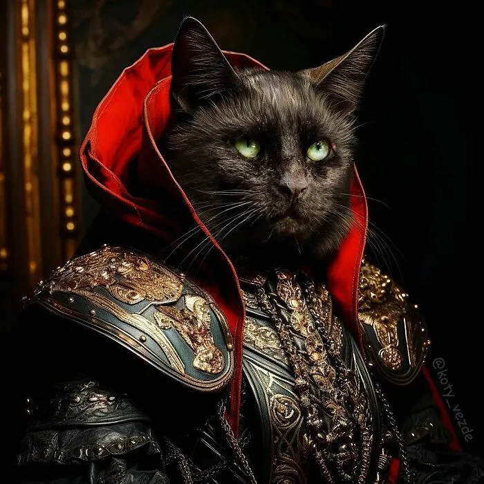 This Artist Swaps People In Classical Paintings With Cats (38 New Pics)