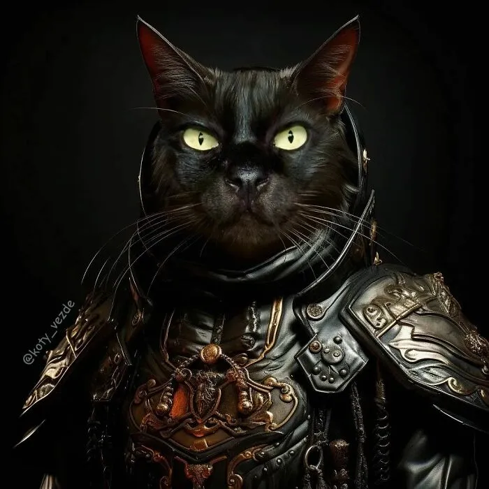 This Artist Swaps People In Classical Paintings With Cats (38 New Pics)