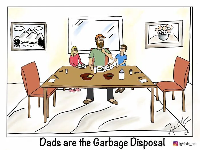 “Dads Are”: I Illustrate The Average Experience Of Being A Dad (35 Pics)