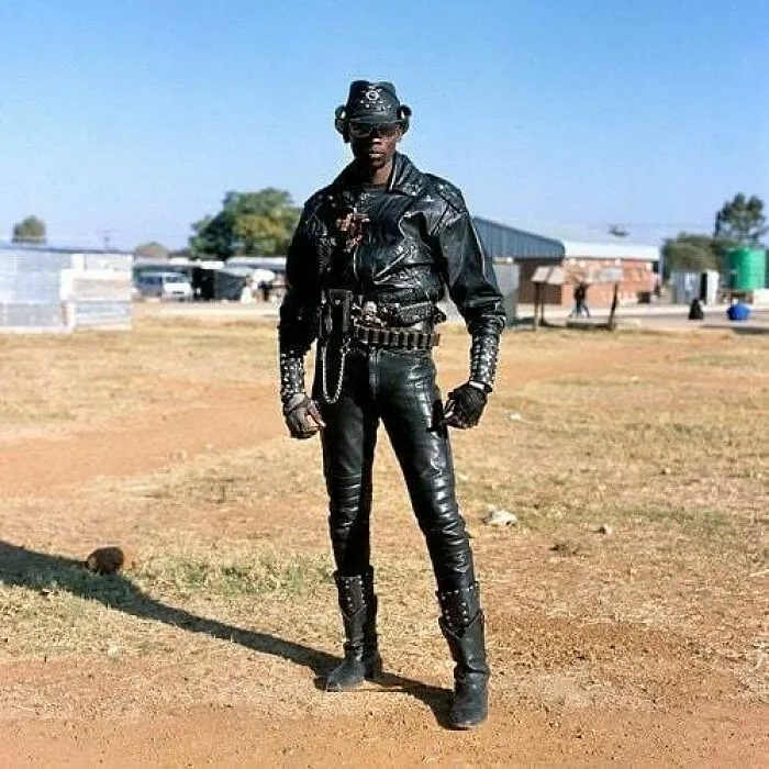 Heavy Metal Fan In Botswana, Africa. 2011 By Frank Marshall