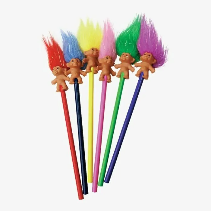 Me pasaba todo el rato jugando con el pelo de los trolls en clase