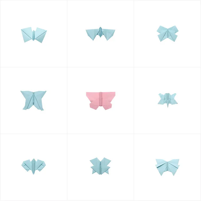 I Made Over 1000 Origami Butterflies (22 Pics)