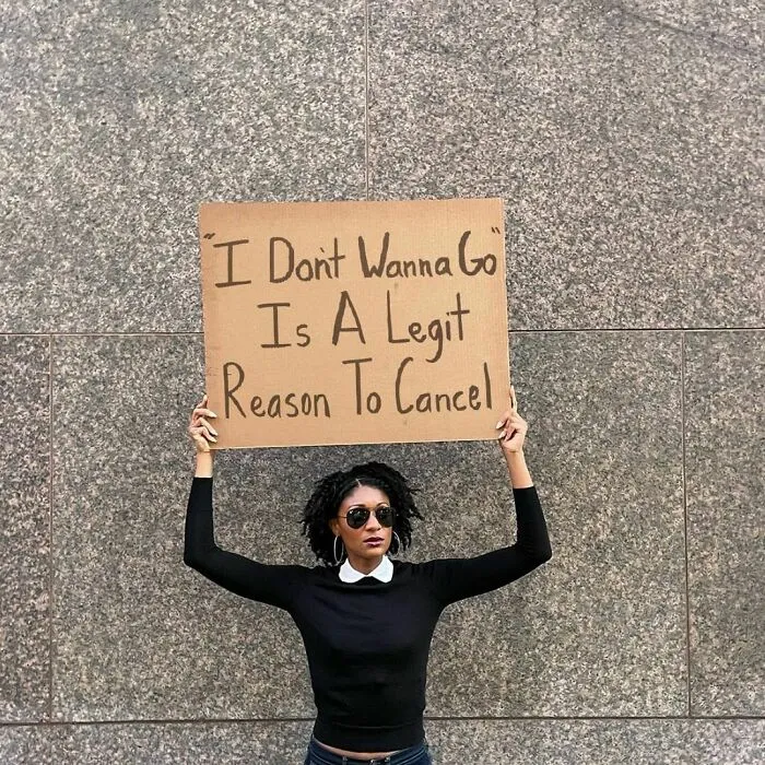 Woman Protests Annoying Everyday Things That Many Of Us Can Relate To (50 Pics)