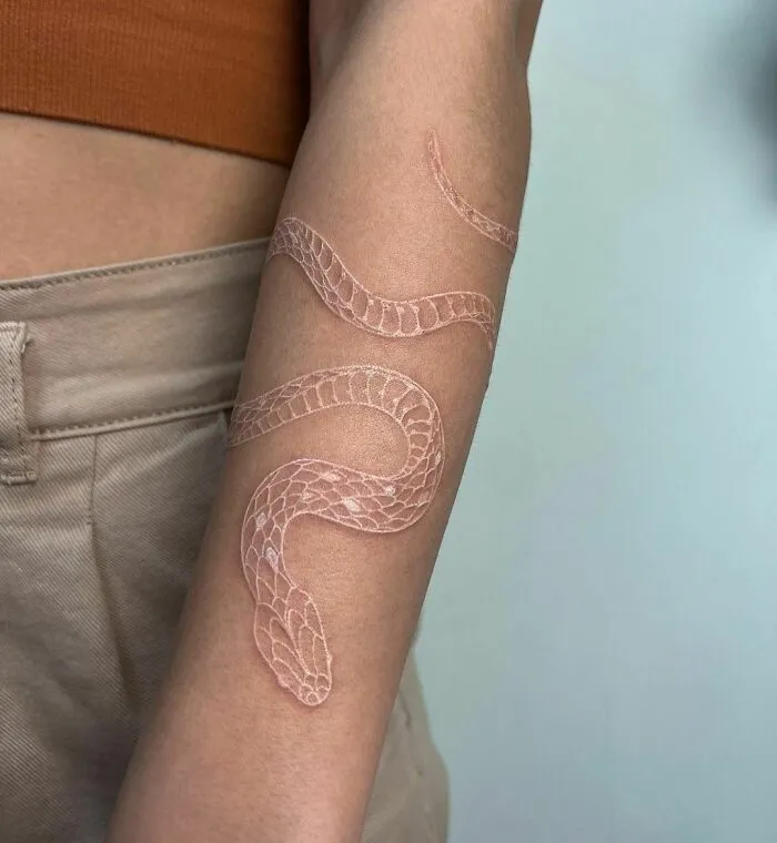 White Snake Tattoo