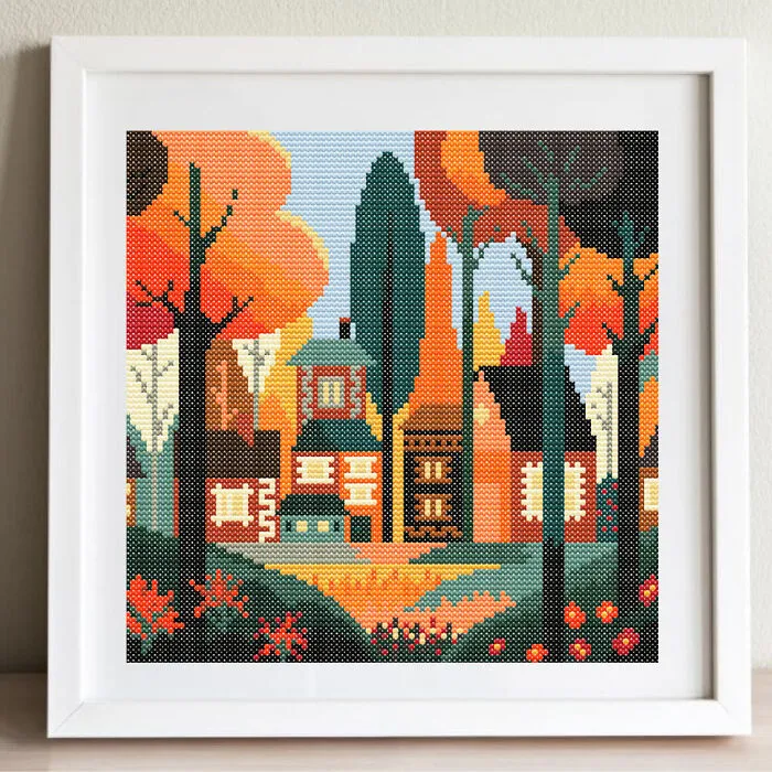 Houses. Also A Small Pattern (100x100 St)