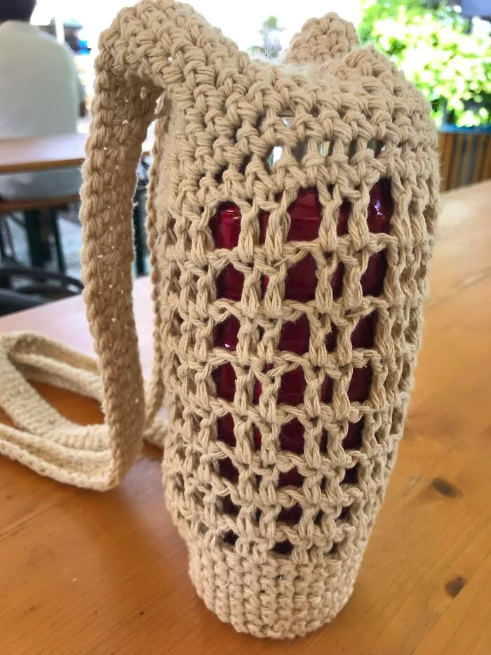 Mug Holder Bag For My Mom, So She Can Carry Around Her Coffeemug With Free Hands