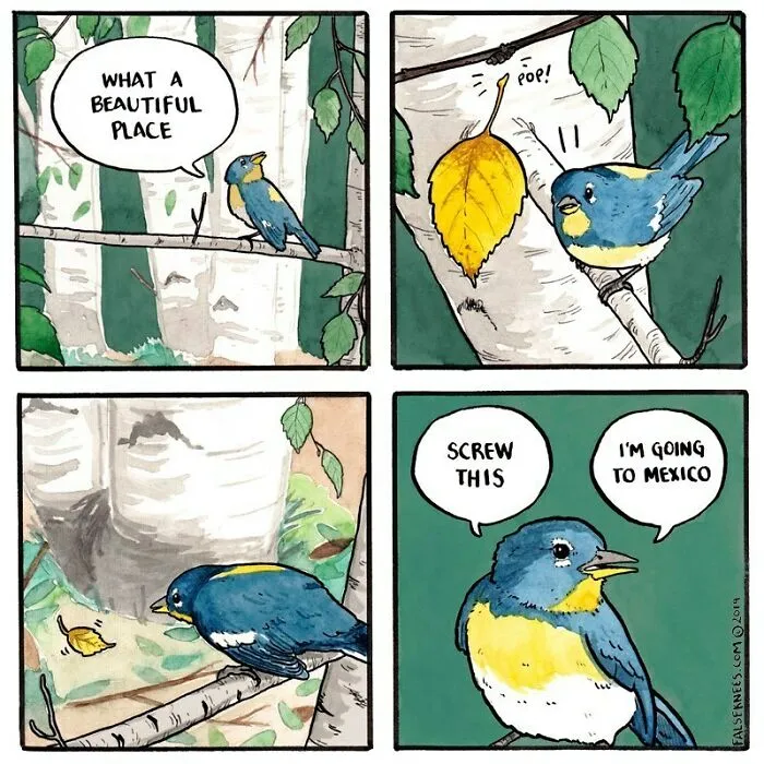 Artist Illustrates Existential Problems Through His Witty Wildlife Comics (45 New Pics)