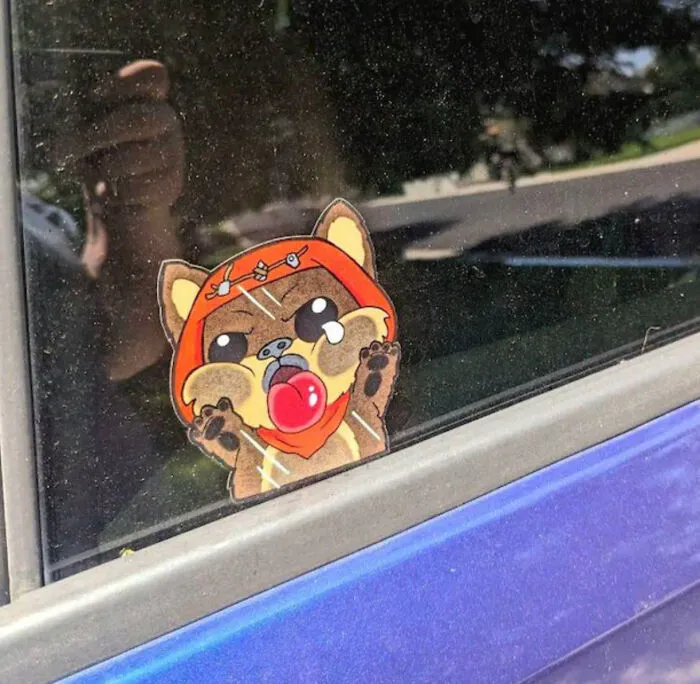 Squished Ewok!