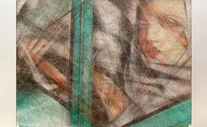 We Are A Couple Creating Unconventional Works "Painted" Only With Sewing Thread (36 Pics)