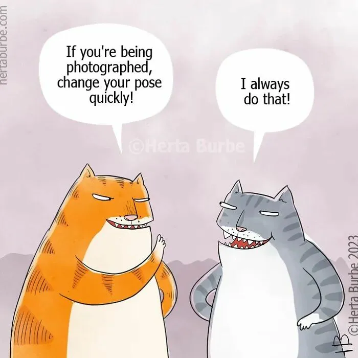 36 Comics And Illustrations By Herta Burbė That Might Brighten Up Your Day