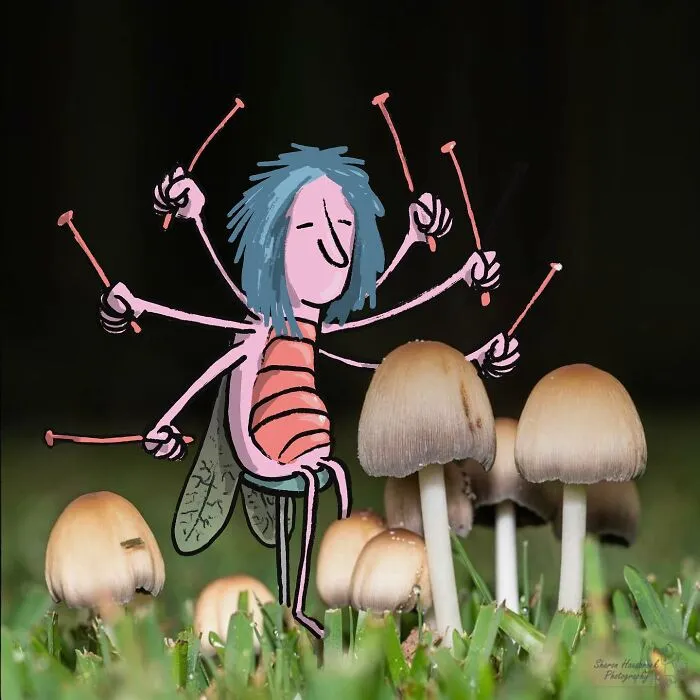 Illustrator Continues To 'Invade' Strangers’ Instagram Photos With Funny Cartoons (33 New Pics)