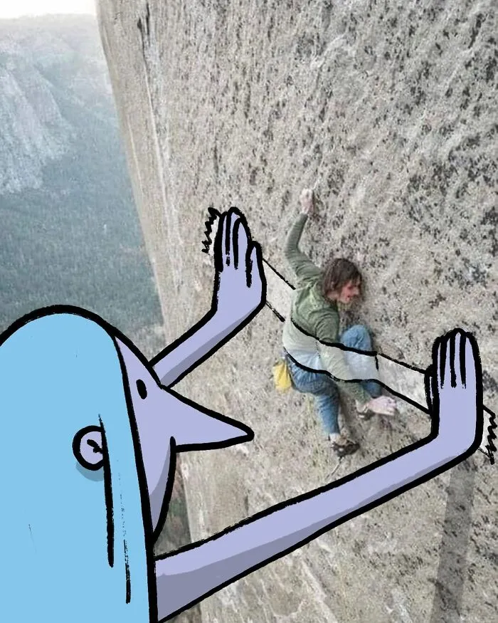 Illustrator Continues To 'Invade' Strangers’ Instagram Photos With Funny Cartoons (33 New Pics)