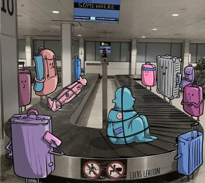 Illustrator Continues To 'Invade' Strangers’ Instagram Photos With Funny Cartoons (33 New Pics)