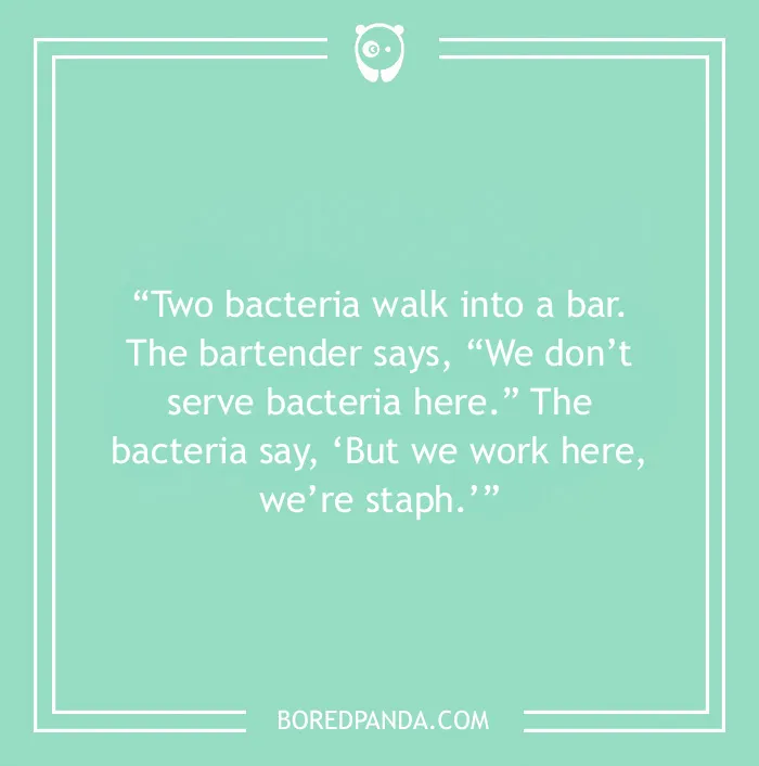 Bar joke about two bacteria