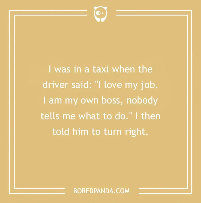 Freedom Comes With Backseat Drivers
