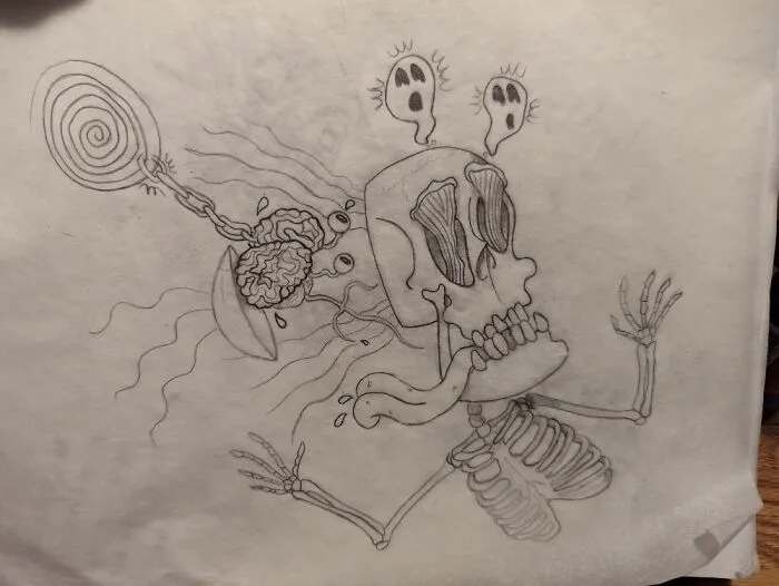 Before The Psilocybin Fully Kicked In Lol