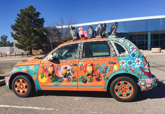 Búho-coche en Arizona
