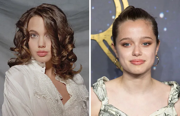 Angelina Jolie And Her Daughter Shiloh Jolie-Pitt In Their Teens
