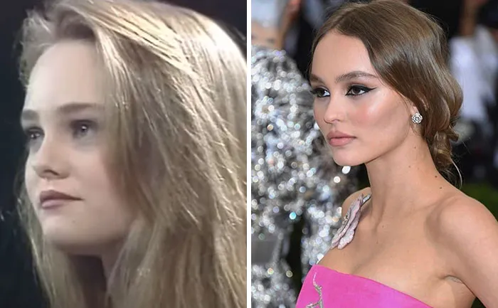  Vanessa Paradis And Lily-Rose Melody Depp At Age 18