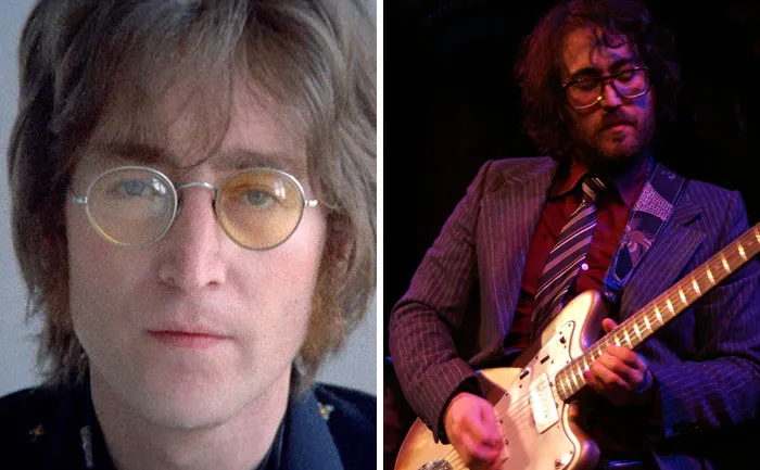 John Lennon  And Sean Lennon At Age 31