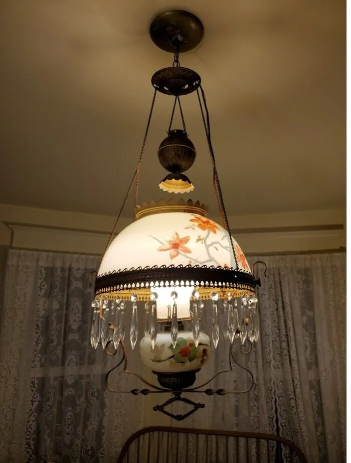 My Grandmother's Chandelier Hung In Her Dining Room, My Mother's, And Now Mine