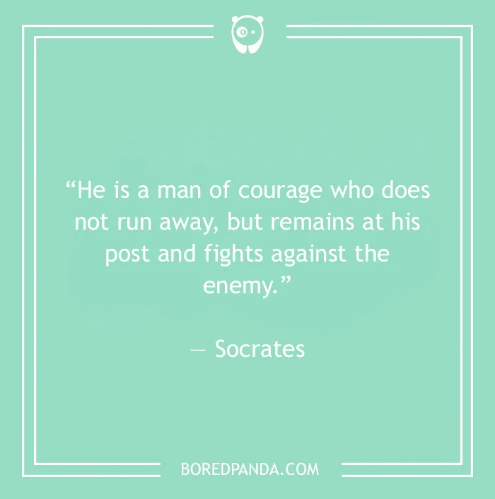 Socrates quote on fighting 