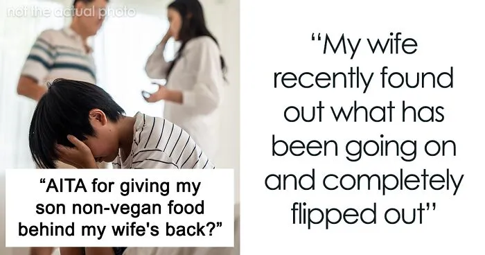 Mom Freaks Out After Finding Out Her Son Has Been Getting Non-Vegan Snacks From Dad