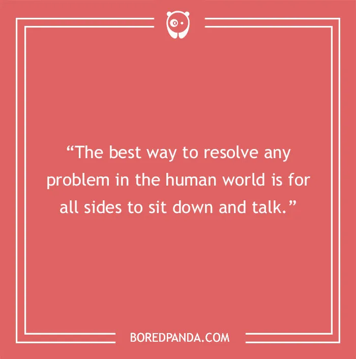 Dalai Lama quote about talk