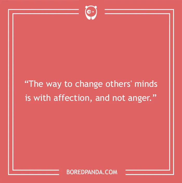 Dalai Lama quote on affection and anger