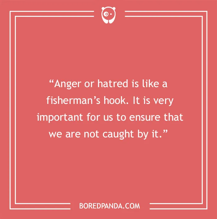 Dalai Lama quote on angry and hatred