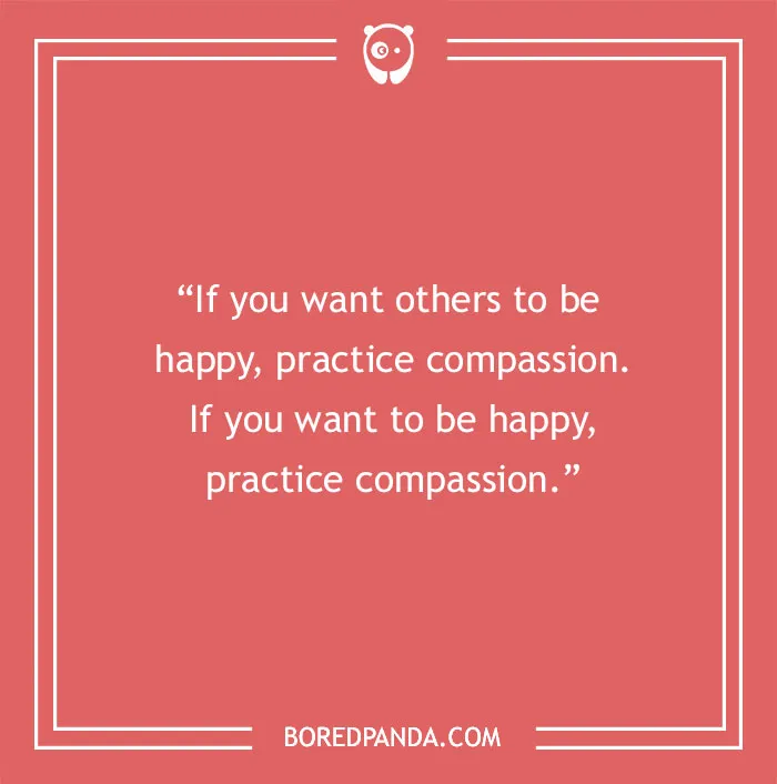 Dalai Lama quote on compassion