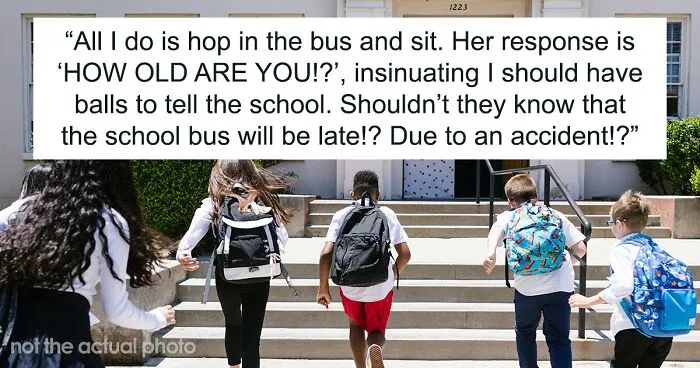 Student Mad Over 5 Days Of Detention After Their School Bus Is Late And They “Fail” To Report It