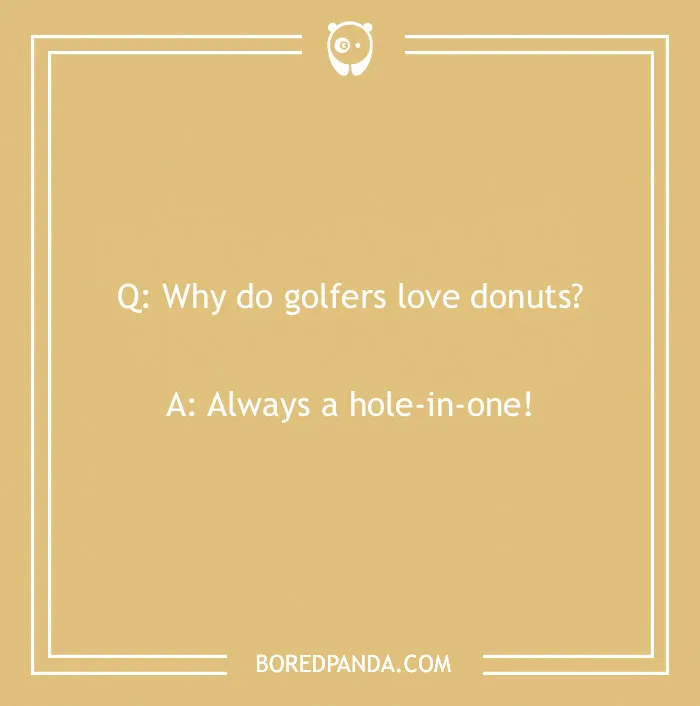 The Lovestory Between Golfers & Donuts