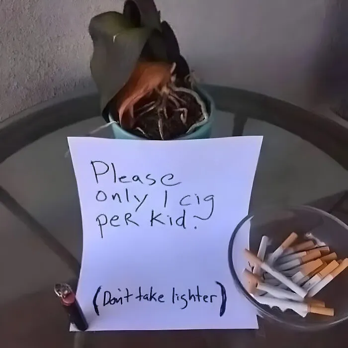 “Only One Cig Per Kid”: 45 Of The Weirdest Pictures Seen On ‘Cursed Aesthetic’ (New Pics)